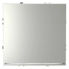 Изображение Выключатель1-клавишный с подсветкой Voltum S70, сталь (механизм + накладка)